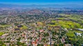 Aerial shot of houses in Cuernavaca state of Mexico