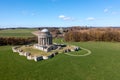 Aerial view of the Howard family Mausoleum on the Castle Howard estate in North Yorkshire