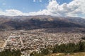 Aerial View of Huaraz, Peru