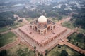 Aerial view of the Humayun`s Tomb in Delhi, India.