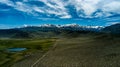 Aerial View of The Hunewill Ranch Near Bridgeport, California