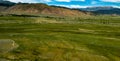 Aerial View of The Hunewill Ranch Near Bridgeport, California