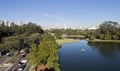 Ibirapuera park in Sao Paulo city, Brazil Royalty Free Stock Photo