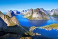 Scandinavia, Norway, Nordic Rugged Landscape, Lofoten Islands Royalty Free Stock Photo