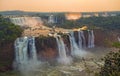 Aerial view of Iguacu Falls