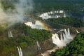 Aerial view of Iguazu Falls