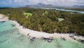 Aerial View: Ile aux Cerfs - Leisure Island