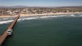 Aerial view of Imperial Beach, San Diego, California. Royalty Free Stock Photo