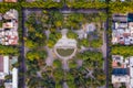 Aerial view of the city Mendoza Royalty Free Stock Photo
