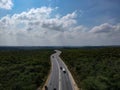Aerial View Of Indian Highway Road Royalty Free Stock Photo