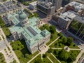 Aerial View Of The Indiana State Capitol Royalty Free Stock Photo