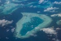 Aerial View of Indonesian Reef Royalty Free Stock Photo