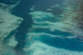 Aerial View of Indonesian Reefs Royalty Free Stock Photo