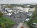 Aerial view of the industrial landscape Royalty Free Stock Photo