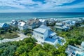 An Aerial View of Inlet Beach, Florida, Located along World-Famous 30A