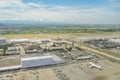 Aerial view of the Interior view of the Taiwan Taoyuan International Airport