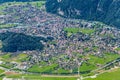 Aerial view of Interlaken, Switzerland