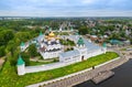 Aerial view of Ipatiev Monastery in Kostroma