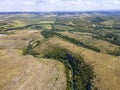 Iskar Panega Geopark along the Gold Panega River, Bulgaria Royalty Free Stock Photo