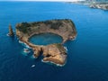 Aerial view of the Islet of Vila Franca do Campo, Azores islands