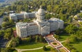 Aerial View Isolated on the State Capital Capitol Building Frankfort Kentucky