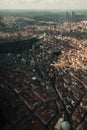 Aerial view of Istanbul city and