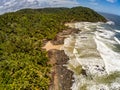 Aerial view of Itacare beaches