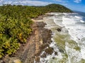 Aerial view of Itacare beaches