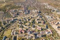 Aerial view of Ivano-Frankivsk city, Ukraine