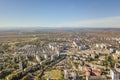 Aerial view of Ivano-Frankivsk city, Ukraine