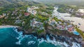 Aerial view of Ixtapa Bay Royalty Free Stock Photo