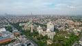 Aerial view of jakarta islamic center mosque. Jakarta, Indonesia, October 30, 2021