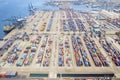 Aerial view jakarta terminal port