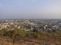 Aerial view of Jejuri Town, Maharastra