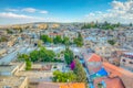 Aerial view of Jerusalem with hurva synagogue, Israel