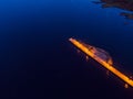 Aerial view of the jetty in Dungloe in County Donegal - Ireland