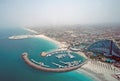 Aerial View of Jumeirah Beach Hotel Royalty Free Stock Photo