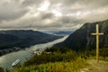 Aerial view of the Juneau, Alaska Royalty Free Stock Photo