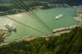 Aerial view of the Juneau Royalty Free Stock Photo