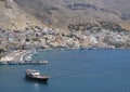 An Aerial view of the Kalymnos Port, Greece