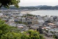 Aerial view of Kamakura city, Japan Royalty Free Stock Photo