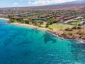 Aerial view at Kamaole Sand Beach III