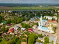 Aerial view of Kashira overlooking Vvedenskaya church