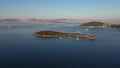 Aerial view of Kasik Adasi, Istanbul