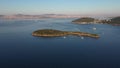 Aerial view of Kasik Adasi, Istanbul