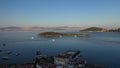 Aerial view of Kasik Adasi, Istanbul