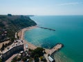 Aerial view of Kavarna Beach Royalty Free Stock Photo