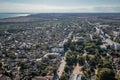 Aerial view of Kavarna city n Bulgaria Royalty Free Stock Photo