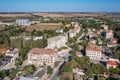 Aerial view of Kavarna city n Bulgaria Royalty Free Stock Photo