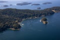 Aerial Landscape View of Howe Sound Royalty Free Stock Photo